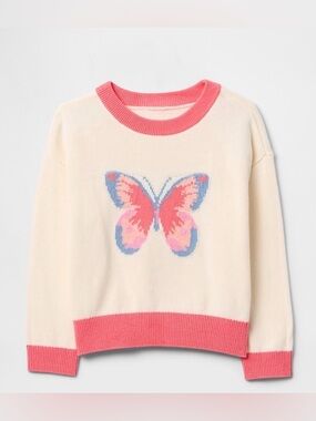 GAP Butterfly Crewneck Sweater